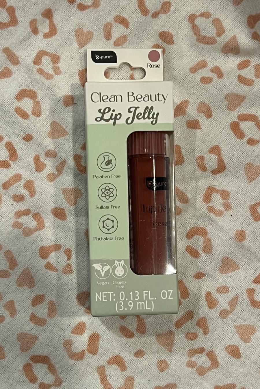b.pure Clean Beauty Lip Jelly in Rose