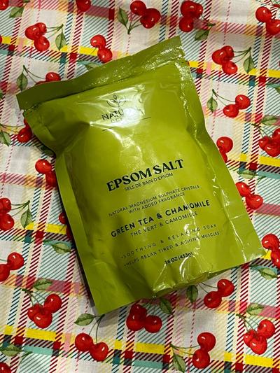 Natural Sense Green Tea & Chamomile Epsom Salt 16oz