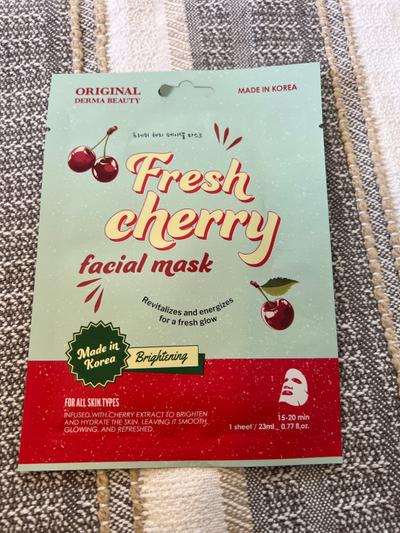 Original Derma Beauty Fresh Cherry Facial Mask