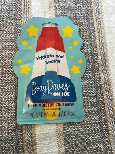 Body Raves On Ice Blue Raspberry Deep Moisturizing Mask