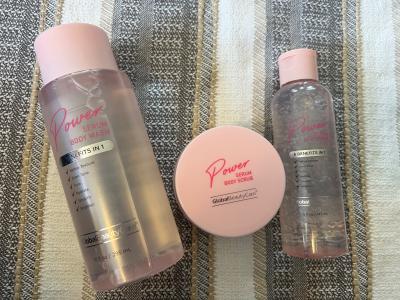 Global Beauty Care Power Serum Body Set (Wash, Scrub, Oil)