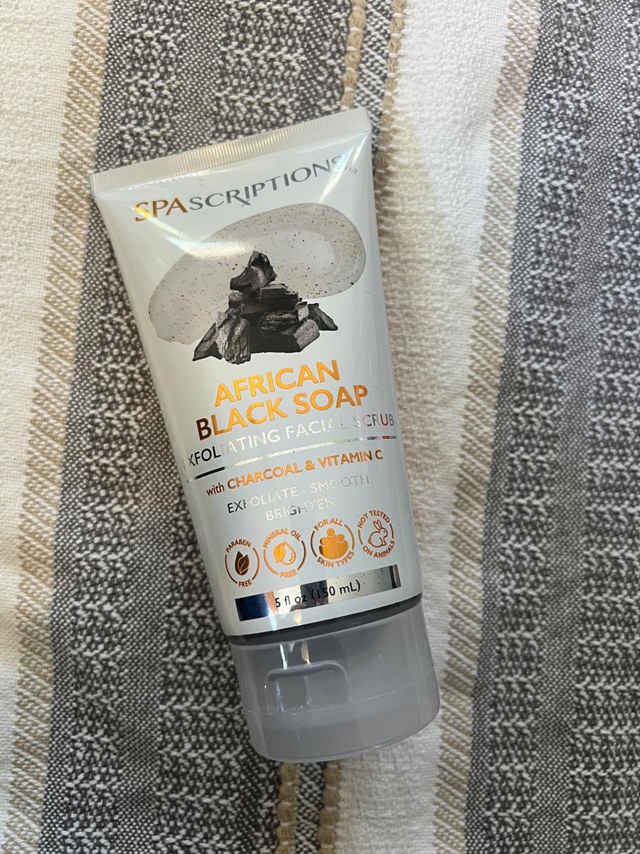 SpaScriptions African Black Soap Exfoliating Facial Scrub