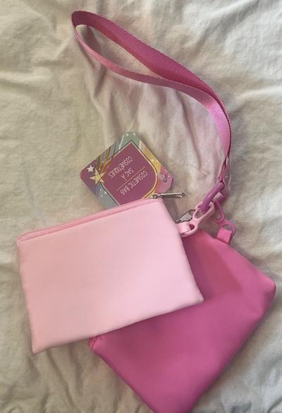 LuLu Dupe/ Pink Wristlet