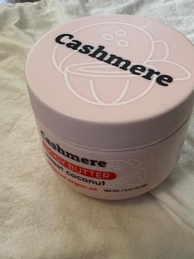 Cashmere Body Butter Sweet Coconut Whipped Argan Oil 5.07oz