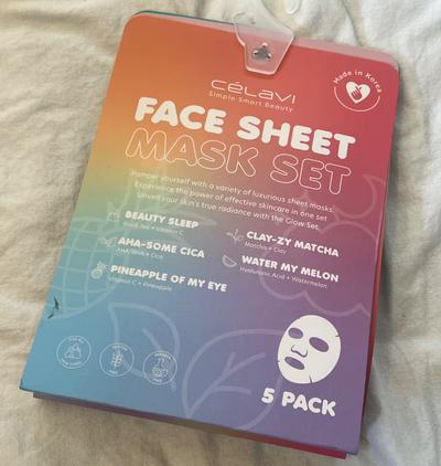 Célavi Face Sheet Mask Set 5-pack
