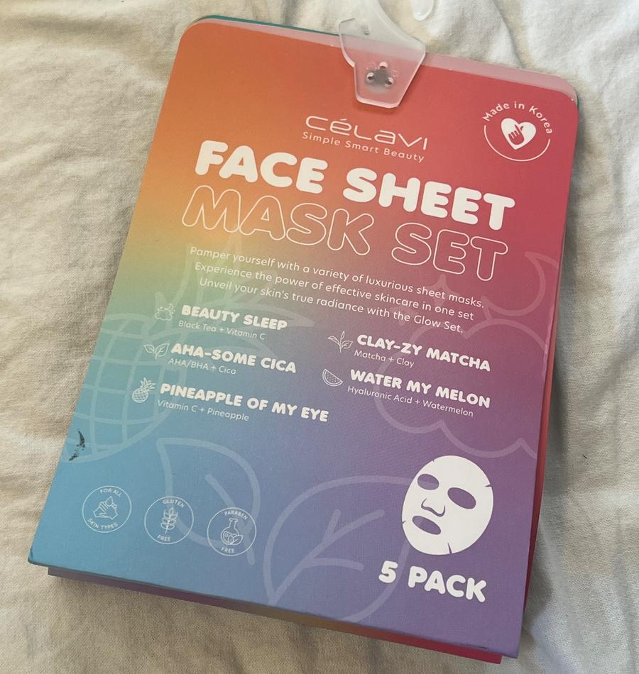 Célavi Face Sheet Mask Set 5-pack