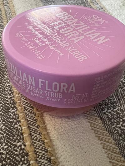 Brazilian Flora Exfoliating Sugar Scrub Dragonfruit & Lychee 5oz