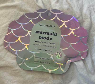 Spa Scentials Mermaid Mode Hydrating Sheet Face Mask