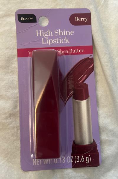 b.pure High Shine Lipstick Berry