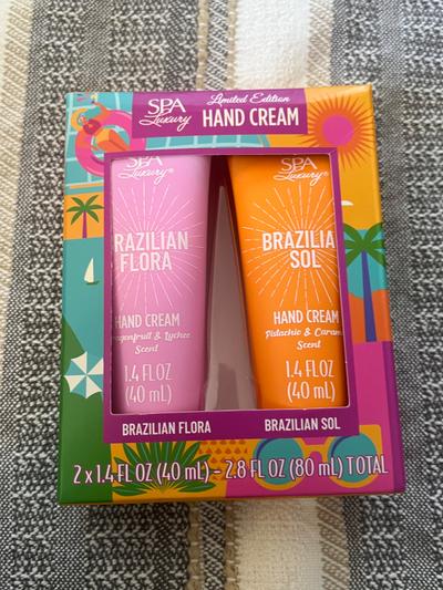 Spa Luxury Brazilian Hand Cream Set (Flora + Sol)