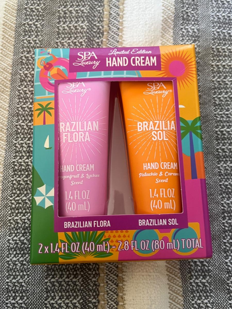 Spa Luxury Brazilian Hand Cream Set (Flora + Sol)