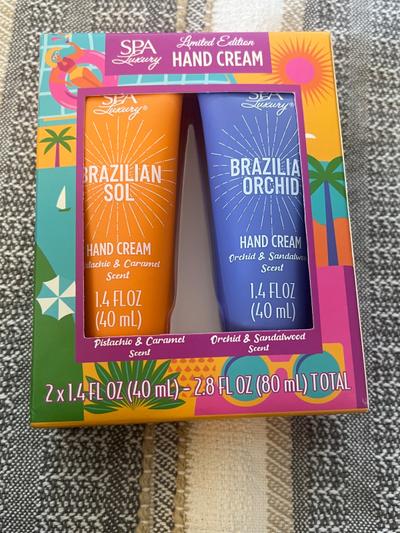 Spa Luxury Brazilian Sol & Orchid Hand Cream Set