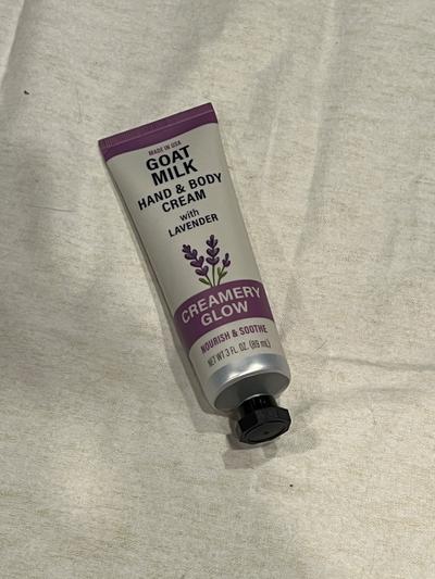 Creamery Glow Goat Milk Lavender Hand & Body Cream 3oz