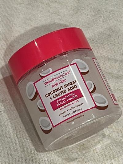 Global Beauty Care Coconut Sugar + Lactic Acid Exfoliating Facial Polish