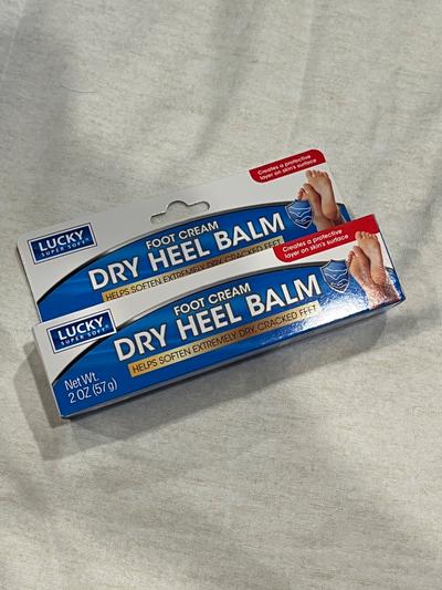 Lucky Super Soft Dry Heel Balm Foot Cream 2oz