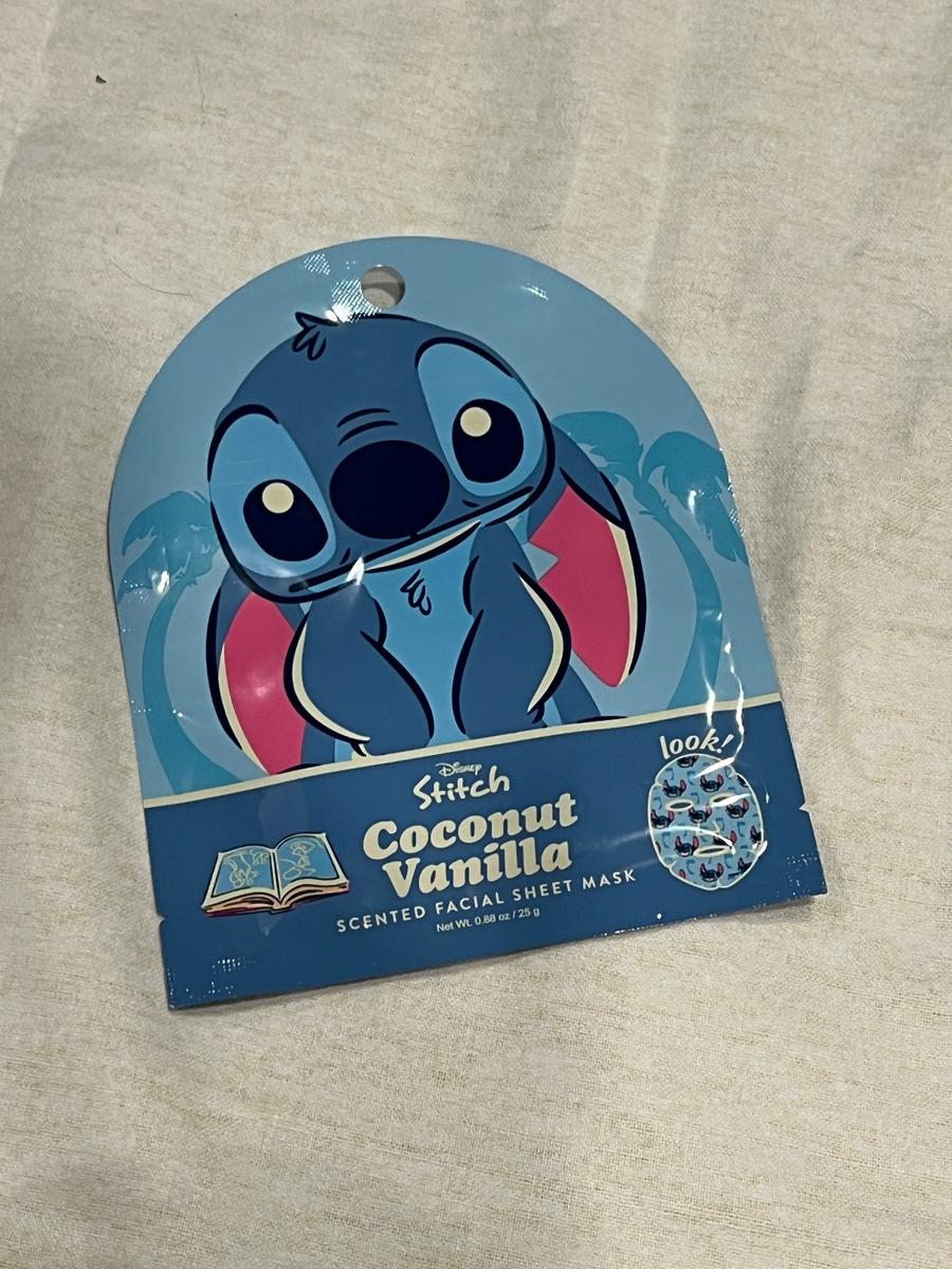 Disney Stitch Coconut Vanilla Scented Facial Sheet Mask