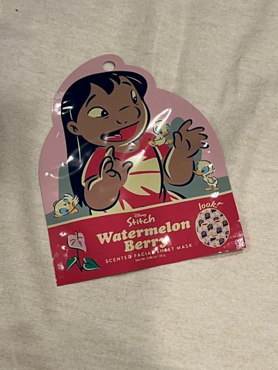 Disney Stitch Watermelon Berry Scented Facial Sheet Mask