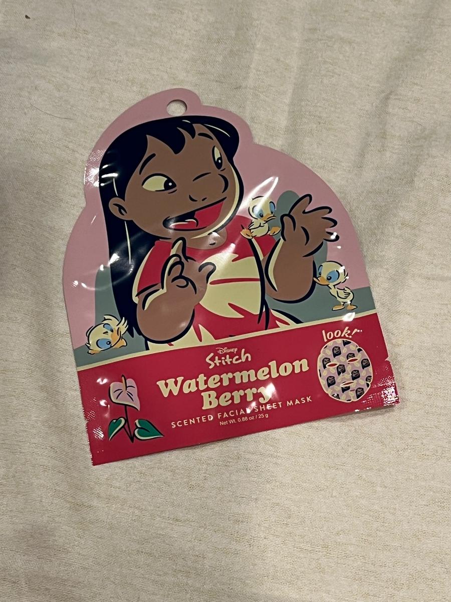 Disney Stitch Watermelon Berry Scented Facial Sheet Mask