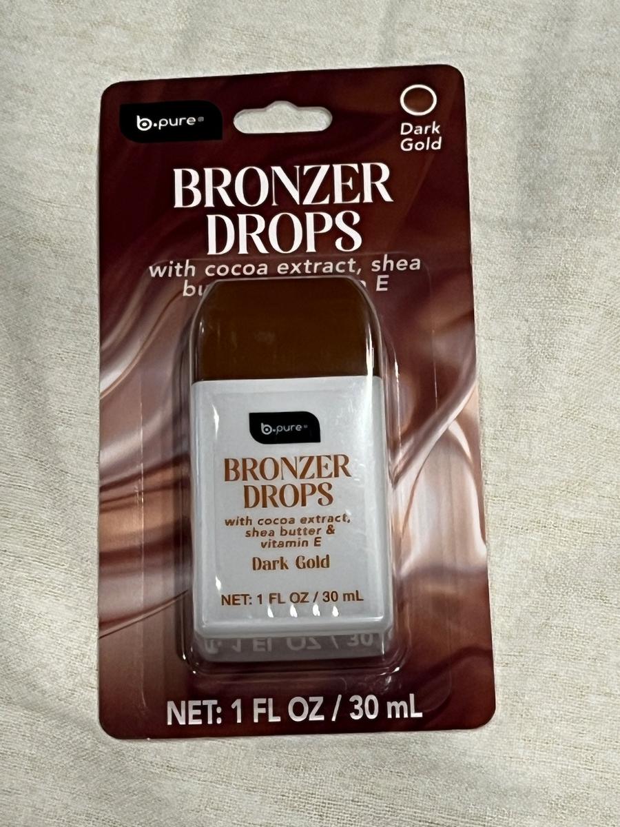 b.pure Bronzer Drops Dark Gold 1 fl oz