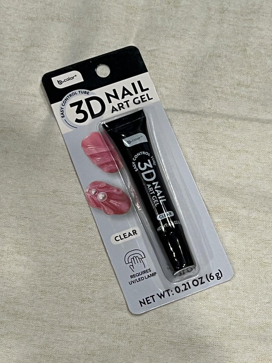 b.color 3D Nail Art Gel Clear