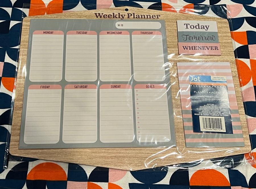 Weekly Planner Board with Mini Planner Agenda Bundle