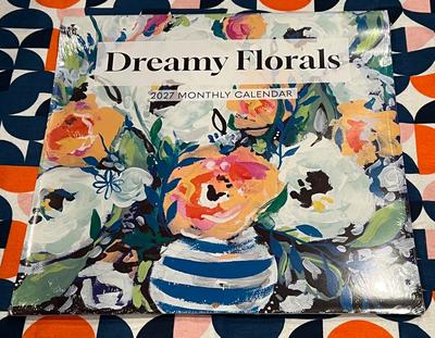 Dreamy Florals 2027 Monthly Wall Calendar
