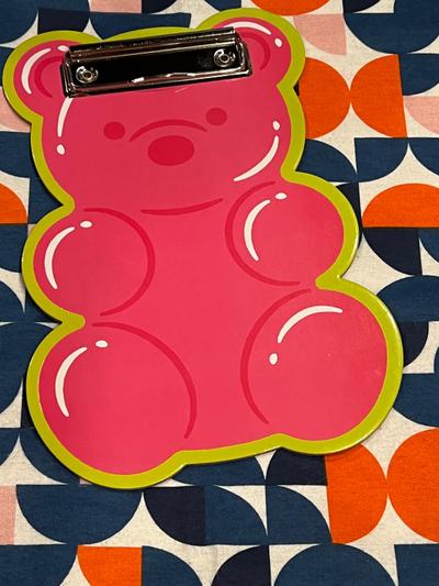 Gummy Bear Shaped Mini Clipboard