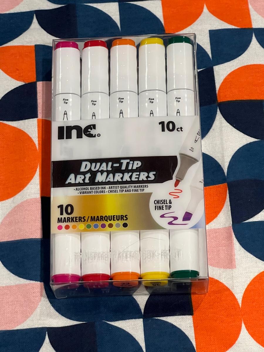 Inc. Dual-Tip Art Markers 10ct