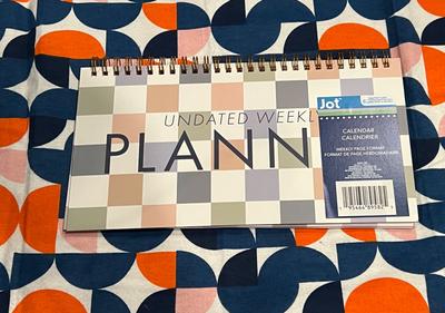 Jot Undated Weekly Planner Calendar