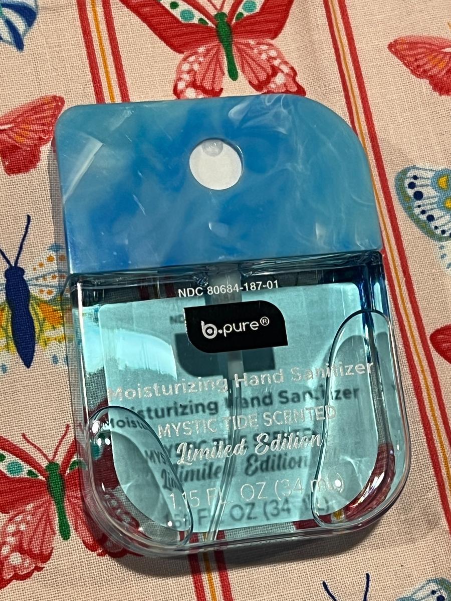 b.pure Moisturizing Hand Sanitizer Mystic Tide Scented Limited Edition 1.15 fl oz