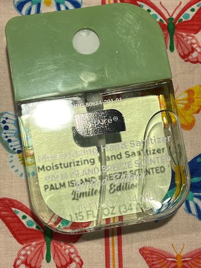 eos pure Moisturizing Hand Sanitizer Palm Island Breeze Limited Edition