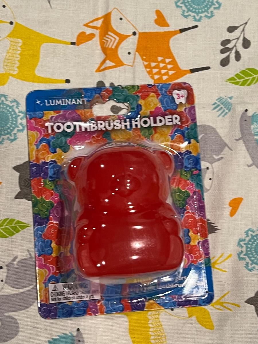 Luminant Gummy Bear Toothbrush Holder Red