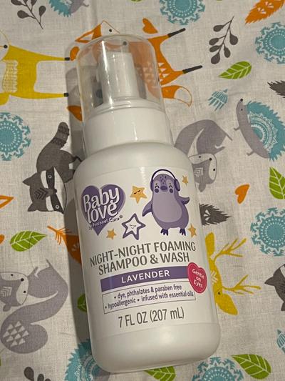 Baby Love Night-Night Foaming Shampoo & Wash Lavender 7oz