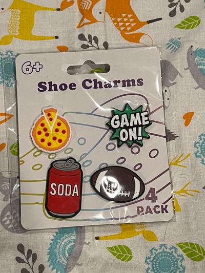 Game Day Shoe Charms 4-Pack