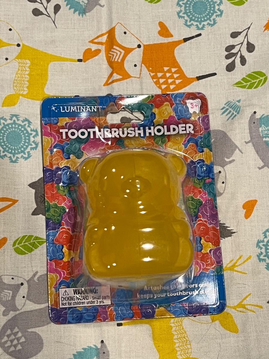 Luminant Gummy Bear Toothbrush Holder Yellow