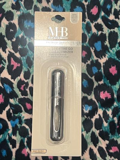 MHB Must-Have Beauty On The Go Perfume Atomizer Silver
