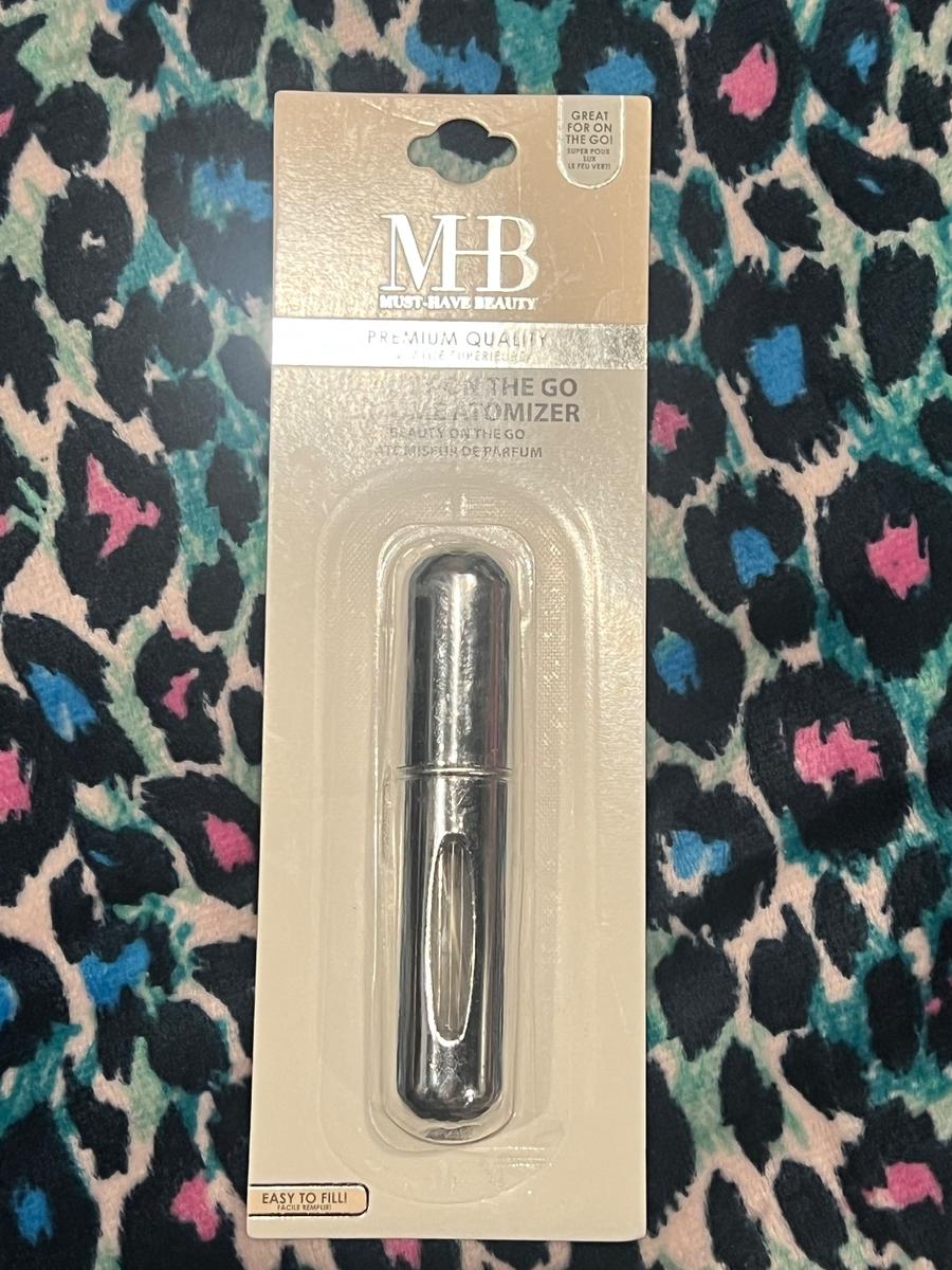 MHB Must-Have Beauty On The Go Perfume Atomizer Silver