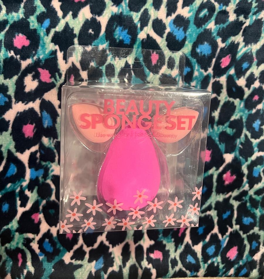 Beauty Sponge Set 3-piece/ Pink & Rose