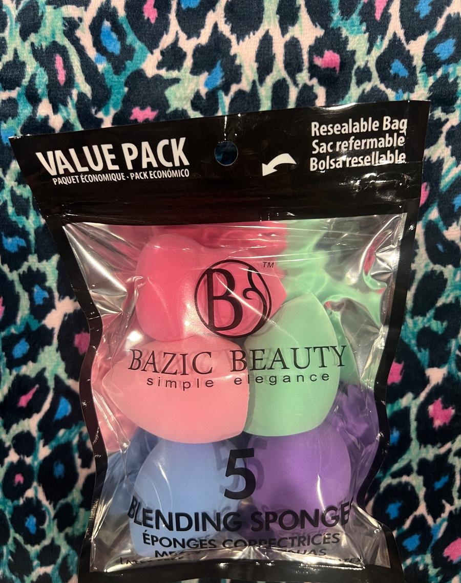 Bazic Beauty 5-Pack Blending Sponges Value Pack