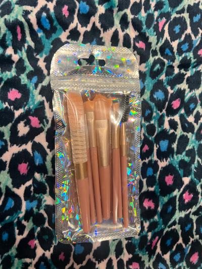 Mini Makeup Brush Set 5-piece/ Rose