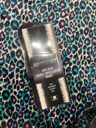 Mandatory 1000 Buds Double Tipped Cotton Swabs