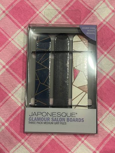 Japonesque Glamour Salon Boards 3-Pack Nail Files