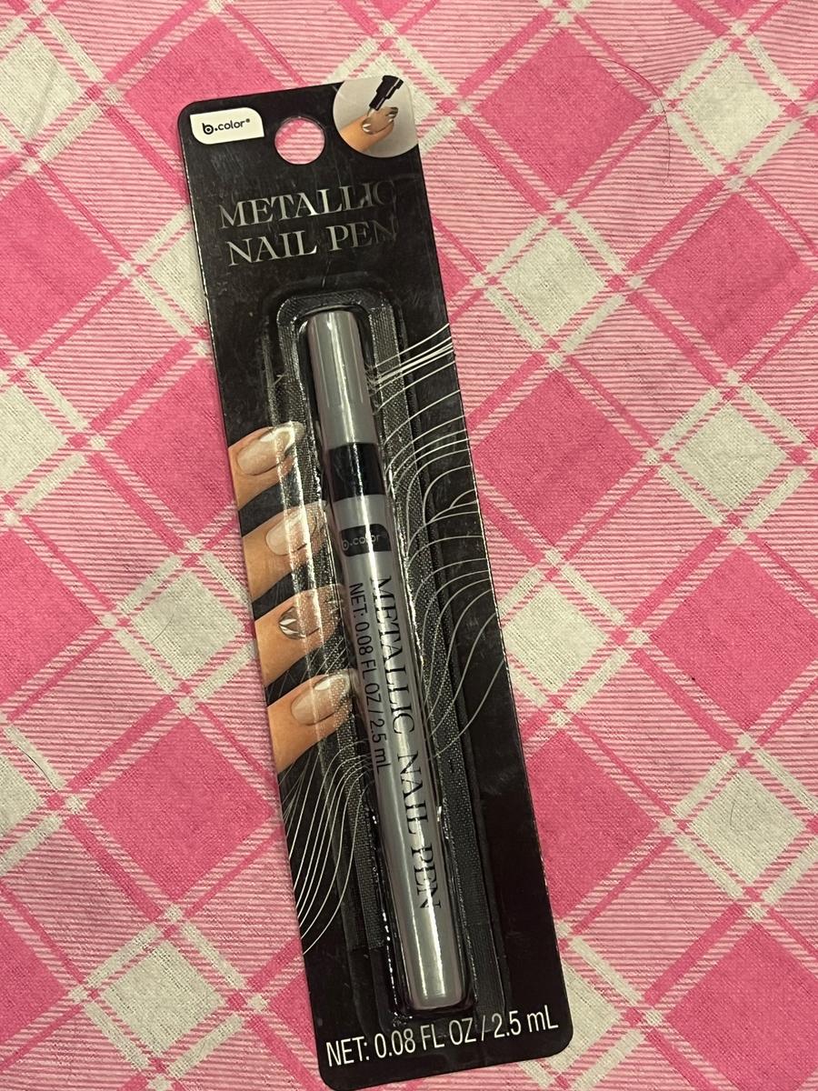 b.color Metallic Nail Pen Silver