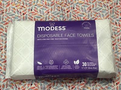 Modess Disposable Face Towels 30ct