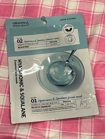 Original Derma Beauty Hyaluronic & Squalane 2-Step Facial Mask