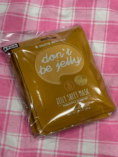 Taste Beauty Don't Be Jelly Pineapple Jelly Sheet Mask 4-Pack