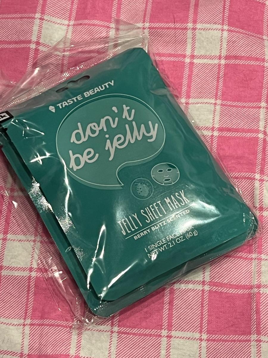 Taste Beauty Don't Be Jelly Berry Blitz Sheet Mask 4 Pack
