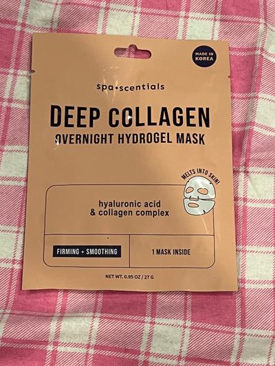 Spa Scentials Deep Collagen Overnight Hydrogel Mask