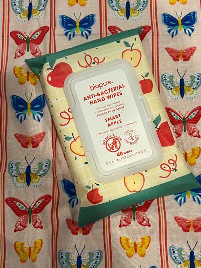 Biopure Anti-Bacterial Hand Wipes Smart Apple 40ct