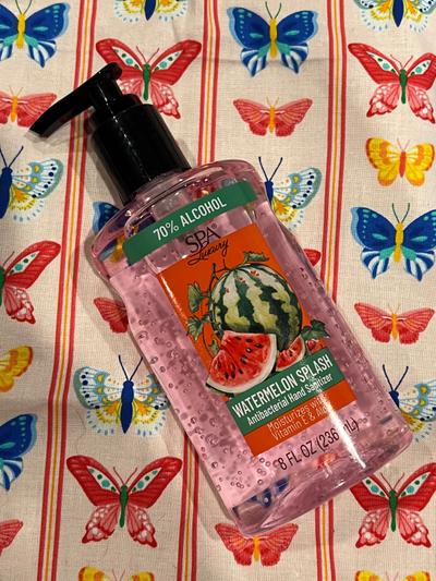 Spa Luxury Watermelon Splash Antibacterial Hand Sanitizer 8oz